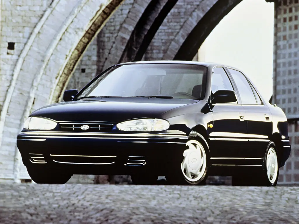 Hyundai Lantra (J1) 1 поколение, рестайлинг, седан (09.1993 - 08.1995)